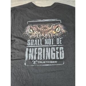 True‎ Timber T Shirt Mens Large Black Shall Not Infringed Snake Tee Tags New